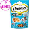 Dreamies Kedi Ödülü Shake Ups Seafood 55 Gr 6 AD 20982003 Amazon Pet Center