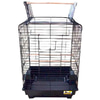 Euro Gold Papağan Kafesi Açılır Çatılı Siyah 1830001087309 Amazon Pet Center