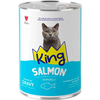 King Kedi Konservesi Somonlu Sos İçerisinde Et Parçacıklı 400 Gr 8698995037693 Amazon Pet Center