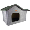 Lepus Kedi ve Köpek İçin Cabin Kulübe Yatak Gri 8684026003140 Amazon Pet Center