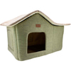 Lepus Kedi ve Köpek İçin Cabin Kulübe Yatak Haki 8684026004727 Amazon Pet Center
