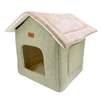 Lepus Kedi ve Köpek İçin Shack House Yatak Haki 8684026004628 Amazon Pet Center