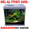 Makro Bombeli İthal Akvaryum Seti Beyaz 28,9 Cm 19 x 29 Cm Gel Al 35014843 Amazon Pet Center
