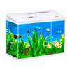 Makro İthal Akvaryum Seti Beyaz 80 x 34 x 60 cm Bombeli 35015031 Amazon Pet Center