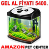Makro Panda Akvaryum Siyah 38 x 26 x 45 Cm Gel Al 35015086 Amazon Pet Center