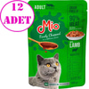 Mio Kedi Yaş Mama Kuzu Etli 100 Gr 12 AD 18871005 Amazon Pet Center