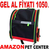 Pet Pretty Süperior Kedi ve Köpek İçin Fleli Sırt Çantası Kırmızı Gel Al 22500007 Amazon Pet Center