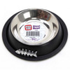 Playfull Balık Desenli Siyah Çelik Mama ve Su Kabı 8 Oz PFMK-4101 8683497041019 Amazon Pet Center