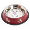 Playfull Pati ve Çiçek Desenli Çelik Mama ve Su Kabı 32 Oz PFMK-4093 8683497040937 Amazon Pet Center