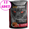 Pro Choice Sığır Etli Tahılsız Pate Yetişkin Kedi Konservesi 400 Gr 12 AD 32129779 Pro Choice Yetişkin Kedi Konserve Mamaları Amazon Pet Center