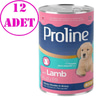 Pro Line Kuzu Etli Yavru Köpek Konserve Maması 400 Gr 12 AD 20575007 Amazon Pet Center