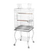 QH Sehpalı Papağan Kafesi Krom 51x51x129 Cm 901 AC 32106220 Amazon Pet Center