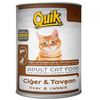 Quik Ciğerli Tavşanlı Kedi Konservesi 415 gr 8680468041283 Quik Yetişkin Kedi Konserve Mamaları Amazon Pet Center