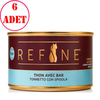 Refine Levrekli ve Ton Balıklı Kedi Konservesi 85 Gr 6 Ad 35012849 Amazon Pet Center