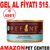 Refine Levrekli ve Ton Balıklı Kedi Konservesi 85 Gr 6 Ad Gel Al 35012856 Amazon Pet Center