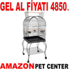 Sehpalı Papağan Kafesi Dövme Demir 63x44x137 Cm 908 ADS Gel Al 20156008 Amazon Pet Center