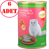Smart Heart Kedi Konservesi Jöle İçinde Karides ve Sardalyalı 400 Gr 6 AD 35003922 Amazon Pet Center