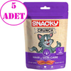 Snacky Crunchy Tavuklu Kedi Ödülü Hair-Skin 60 gr 5 AD 17870009 Amazon Pet Center