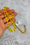 Gold Gümüş İmameli Püskül Uçak Camı Tesbih