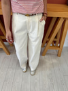 Bej Gabardin Palazzo Pantolon