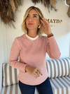 Orjinal Marka Kırmızı Beyaz Çizgili T-shirt