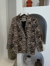 Orjinal Marka Leopar Blazer Ceket