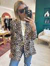 Orjinal Marka Leopar Blazer Ceket