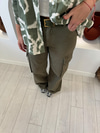 Orjinal Model Haki Gabardin Kargo Pantolon