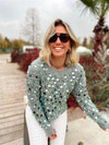 Pullu Delikli Zara Triko