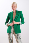 Astarı Desenli Blazer Ceket