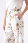 Batik Desenli Bol Paça Pantolon