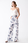 Batik Desenli Bol Paça Pantolon