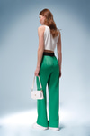 Beli Lastikli Saten Pantolon