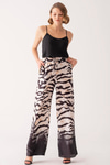 Beli Lastikli Saten Pantolon