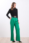 Beli Lastikli Saten Pantolon