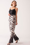 Beli Lastikli Saten Pantolon