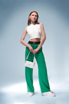 Beli Lastikli Saten Pantolon