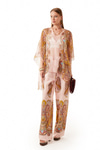 Desenli Kimono Pantolon Takım