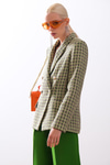 Dokulu Blazer Ceket