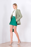 Dokulu Blazer Ceket