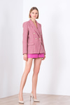 Dokulu Blazer Ceket