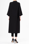 Fırfır Detaylı Şifon Kaftan