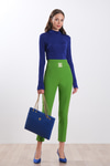 Gold Metal Logolu Fit Pantolon
