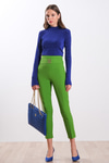 Gold Metal Logolu Fit Pantolon