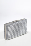 İncili Klipsli Abiye Clutch Çanta