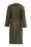 Kemerli Oversize Buklet Kaban