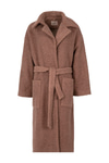 Kemerli Oversize Buklet Kaban