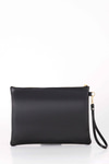 Logolu Kapitone Clutch Çanta
