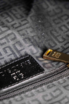 Logolu Kapitone Clutch Çanta