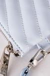 Logolu Kapitone Clutch Çanta